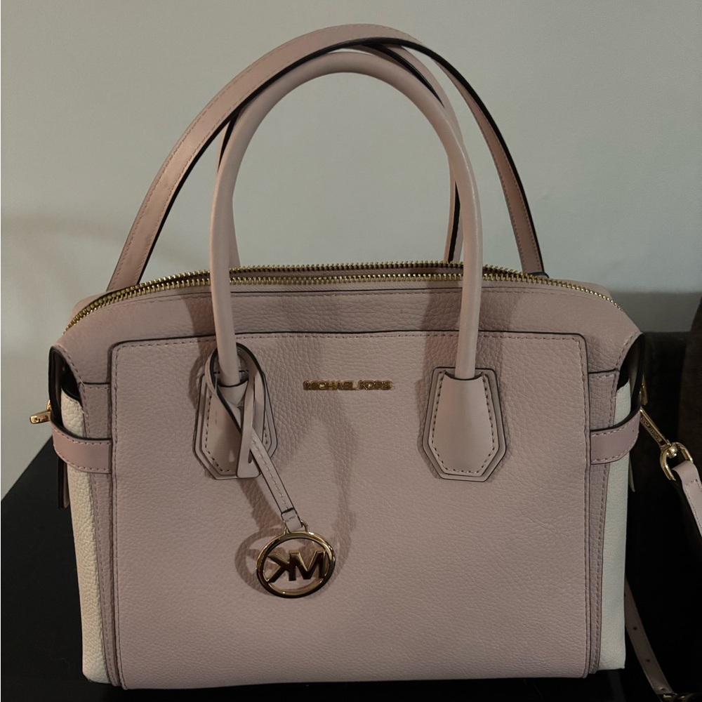 Michael Kors Blush Leather Satchel